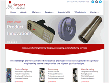 Tablet Screenshot of intent-design.com